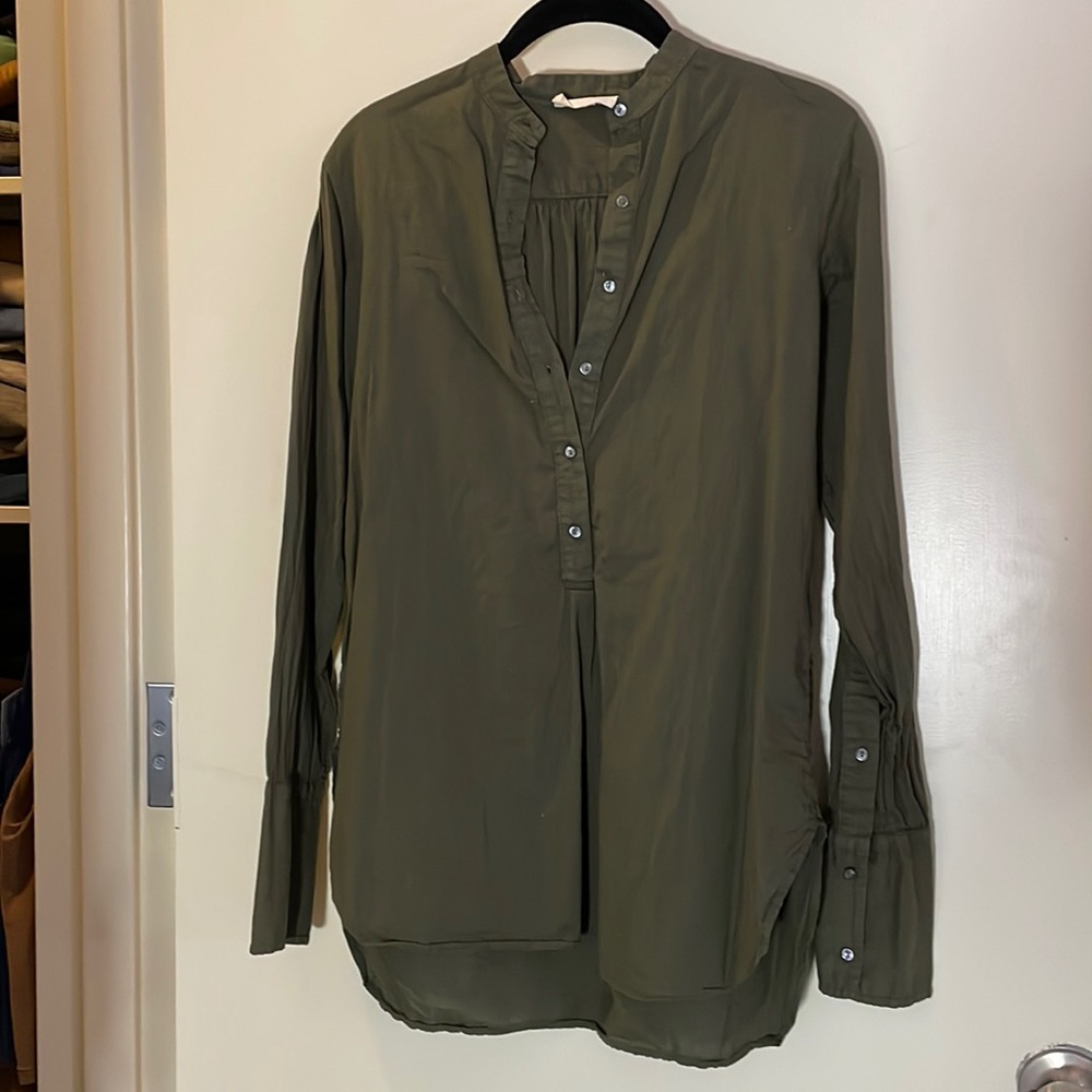 Nili Lotan Henley Button up